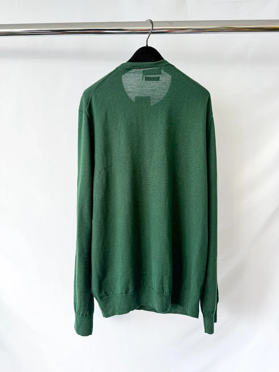 Ralph Lauren Polo Green Merino Jumper - Imagen 3