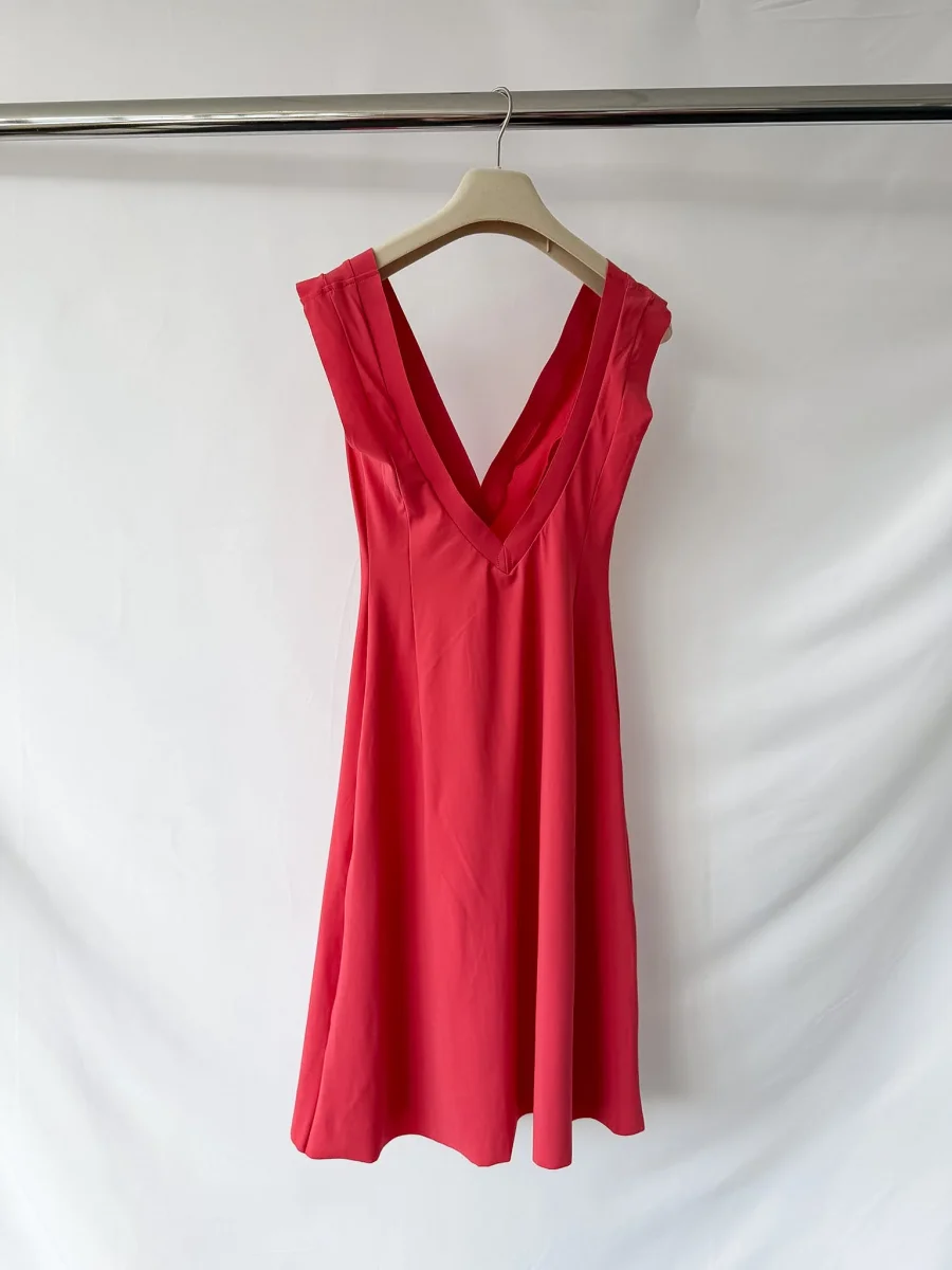 Pain De Sucre Blush V-Neck Beach Summer Dress in Savana - Imagen 4