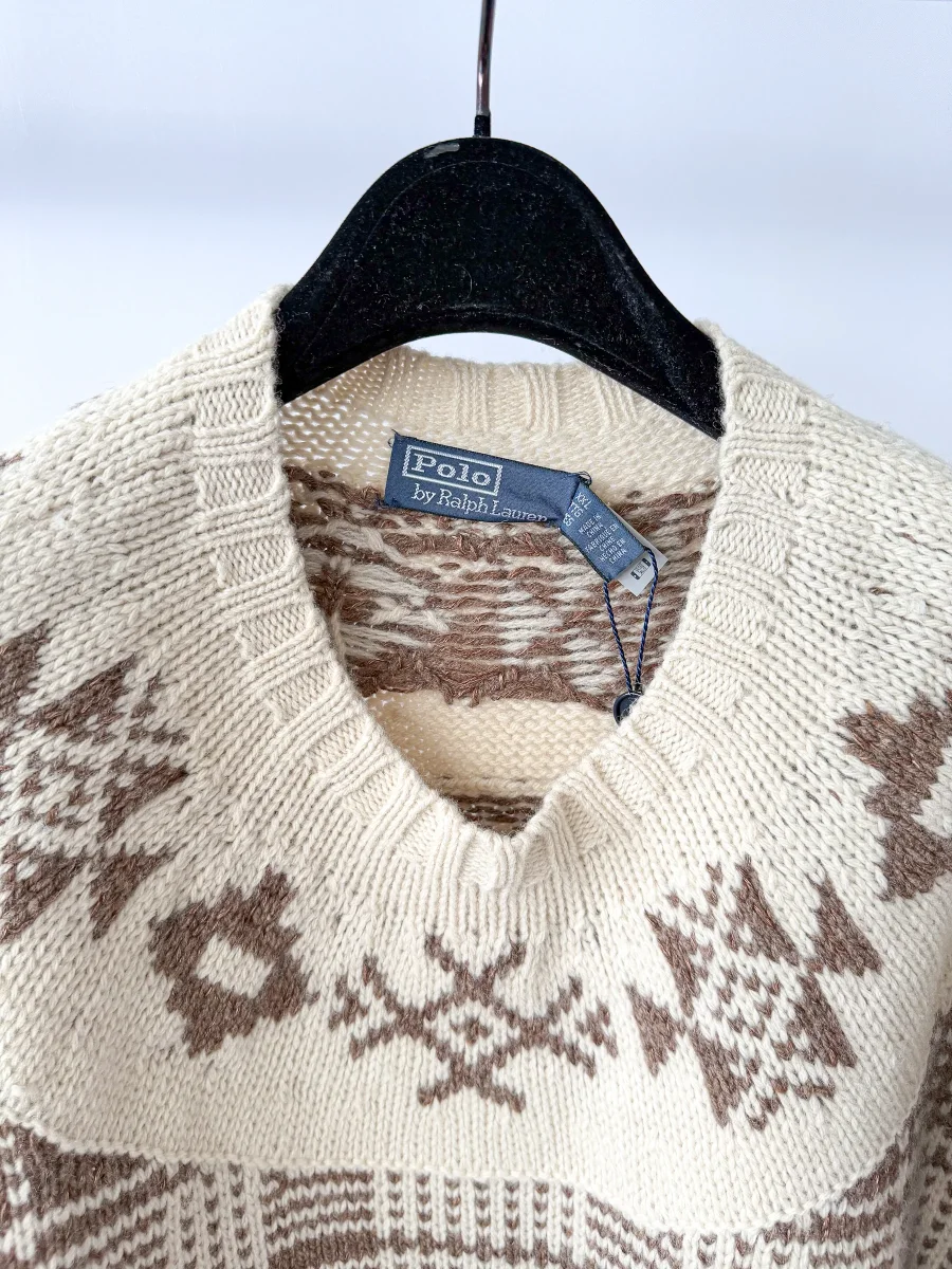 Ralph Lauren Polo Plaid Wool Linen Jumper - Imagen 9
