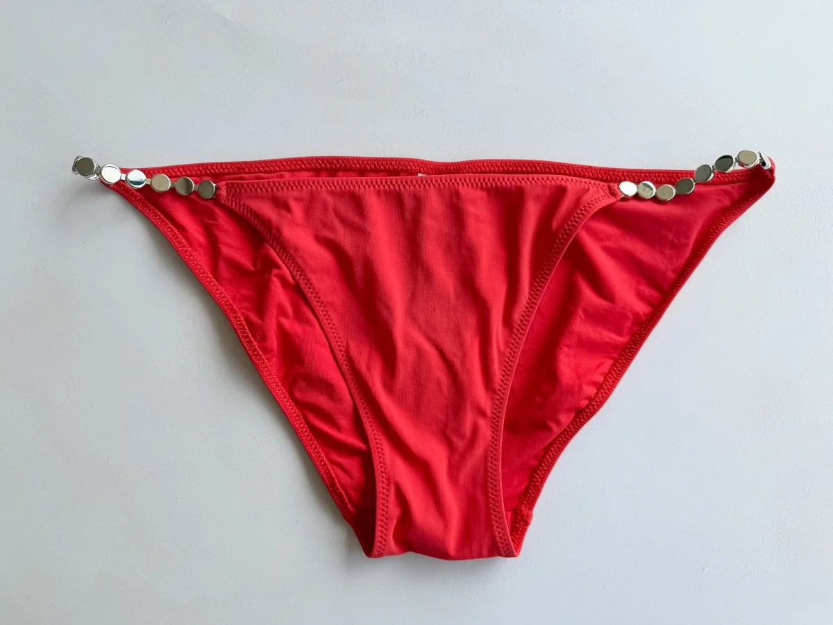 Pain De Sucre Red Chain Sides Bikini Bottom in Ciron - Imagen 4