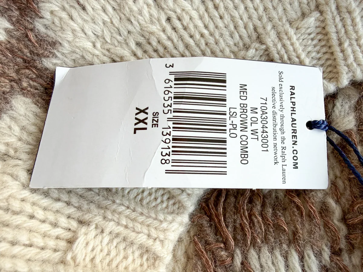 Ralph Lauren Polo Plaid Wool Linen Jumper - Imagen 6