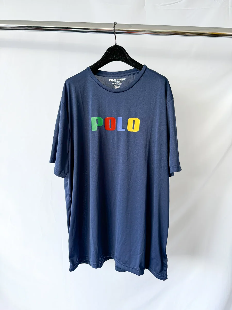 Ralph Lauren Polo Sports Navy Spell Out Tee - Imagen 2
