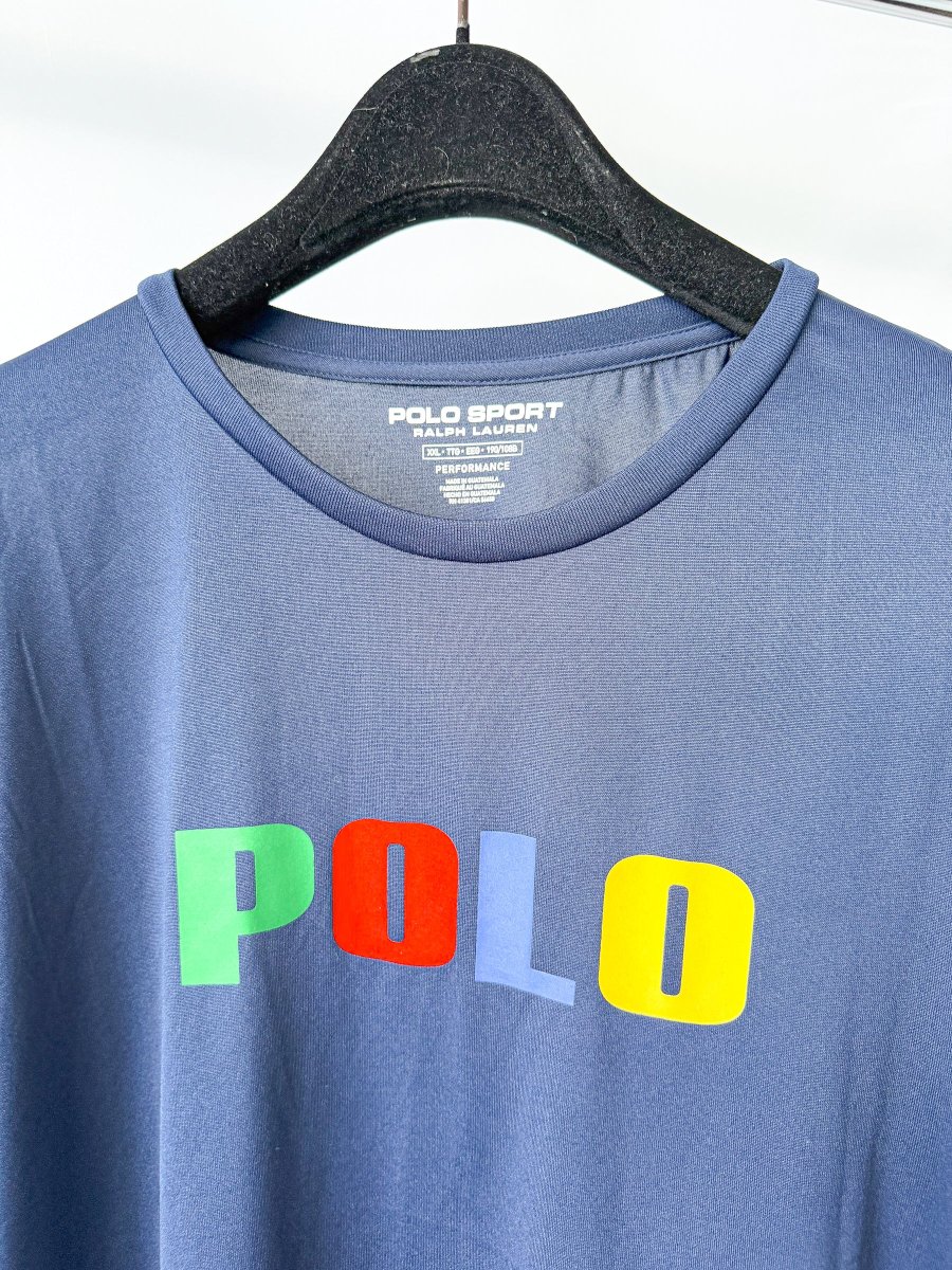 Ralph Lauren Polo Sports Navy Spell Out Tee - Imagen 4