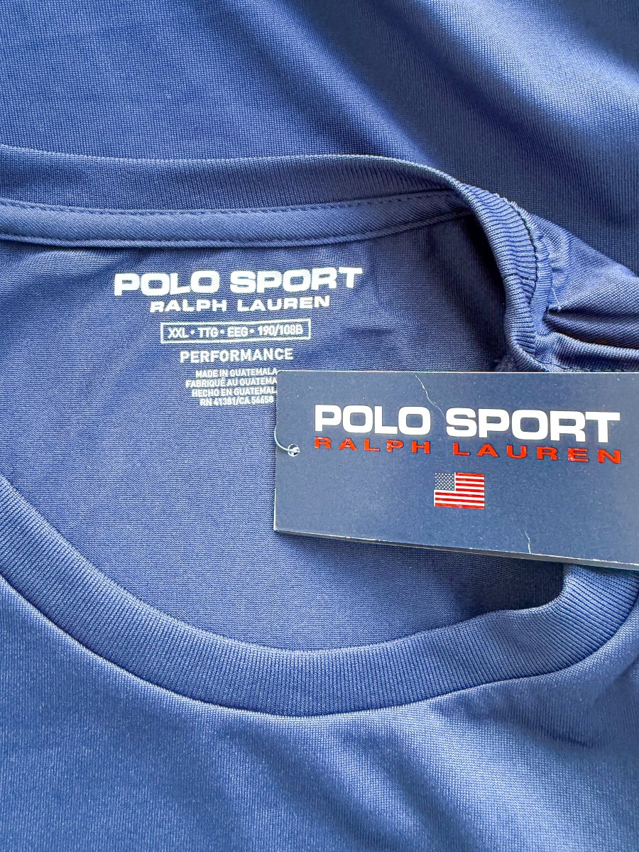 Ralph Lauren Polo Sports Navy Spell Out Tee - Imagen 5