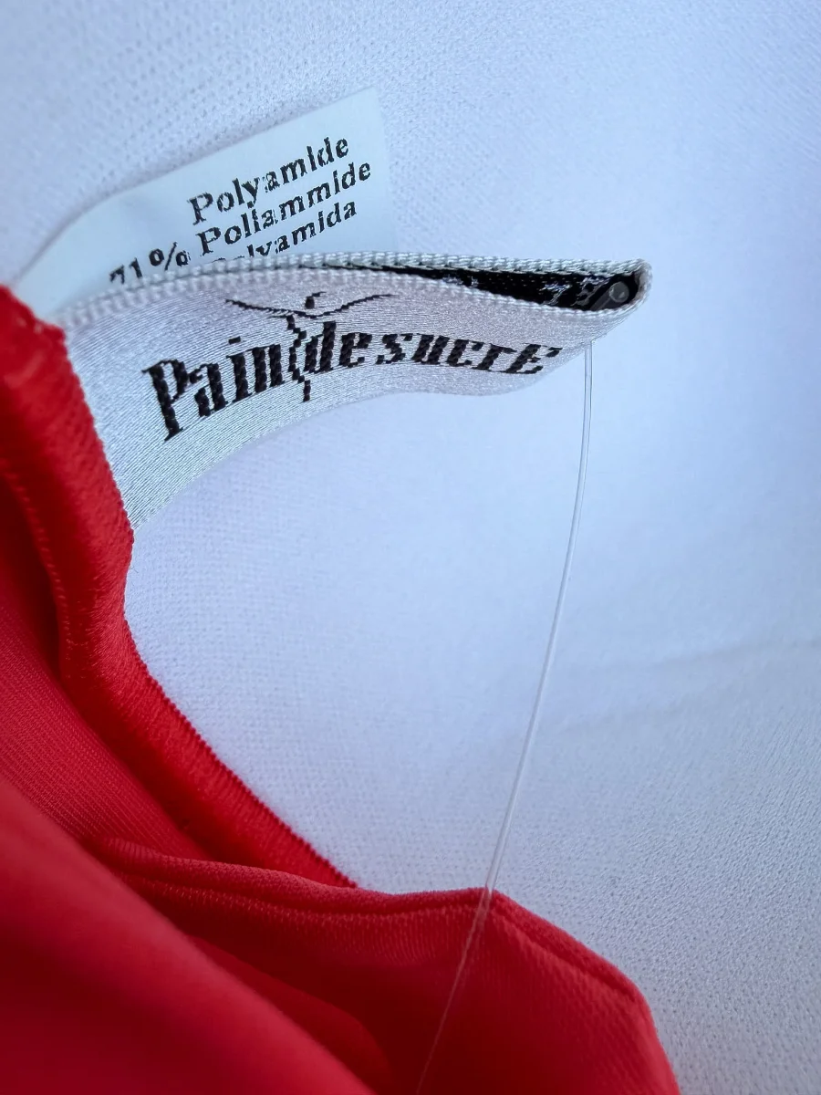Pain De Sucre Red Halterneck Tie-Up Bikini Top in Elan - Imagen 6