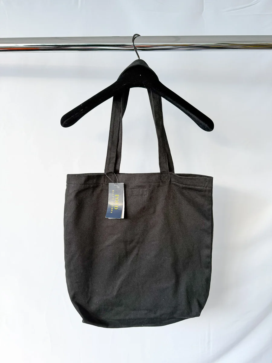 Ralph Lauren Polo Tote Bag R.L Air Division Black - Imagen 3