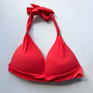 Pain De Sucre Rouge Halterneck Tie Bikini Top in Diva
