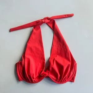 Pain De Sucre Red Underwired Bikini Top in Fabia