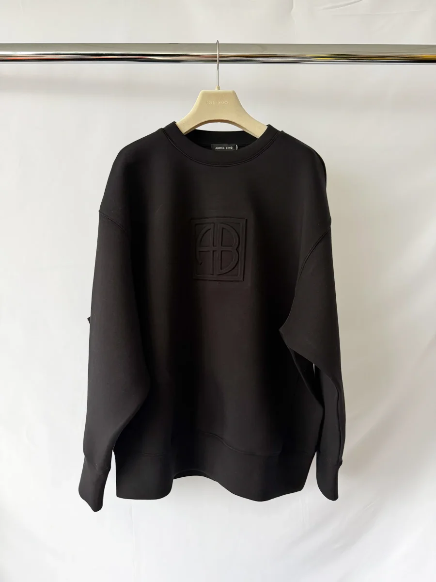 Anine Bing Alto Logo Monogram Sweatshirt