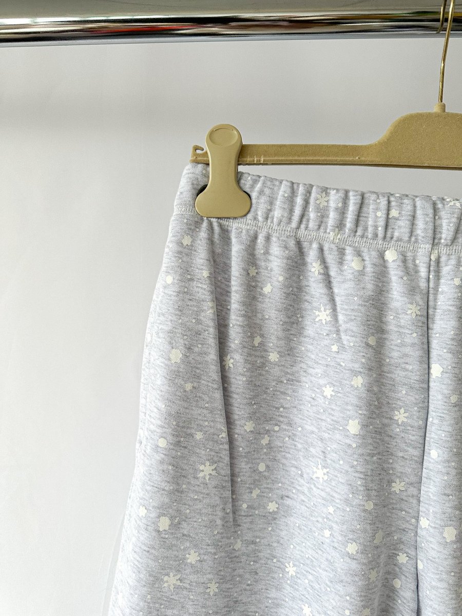 SKIMS x Cactus Plant Flea Market Logo Grey Fleece Drawstring Sweatpants - Imagen 6