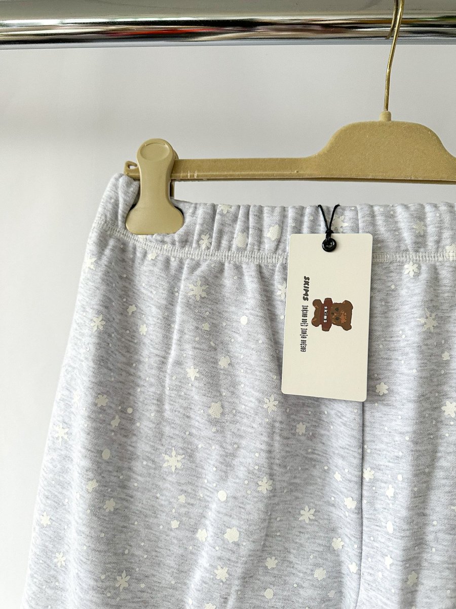SKIMS x Cactus Plant Flea Market Logo Grey Fleece Drawstring Sweatpants - Imagen 8
