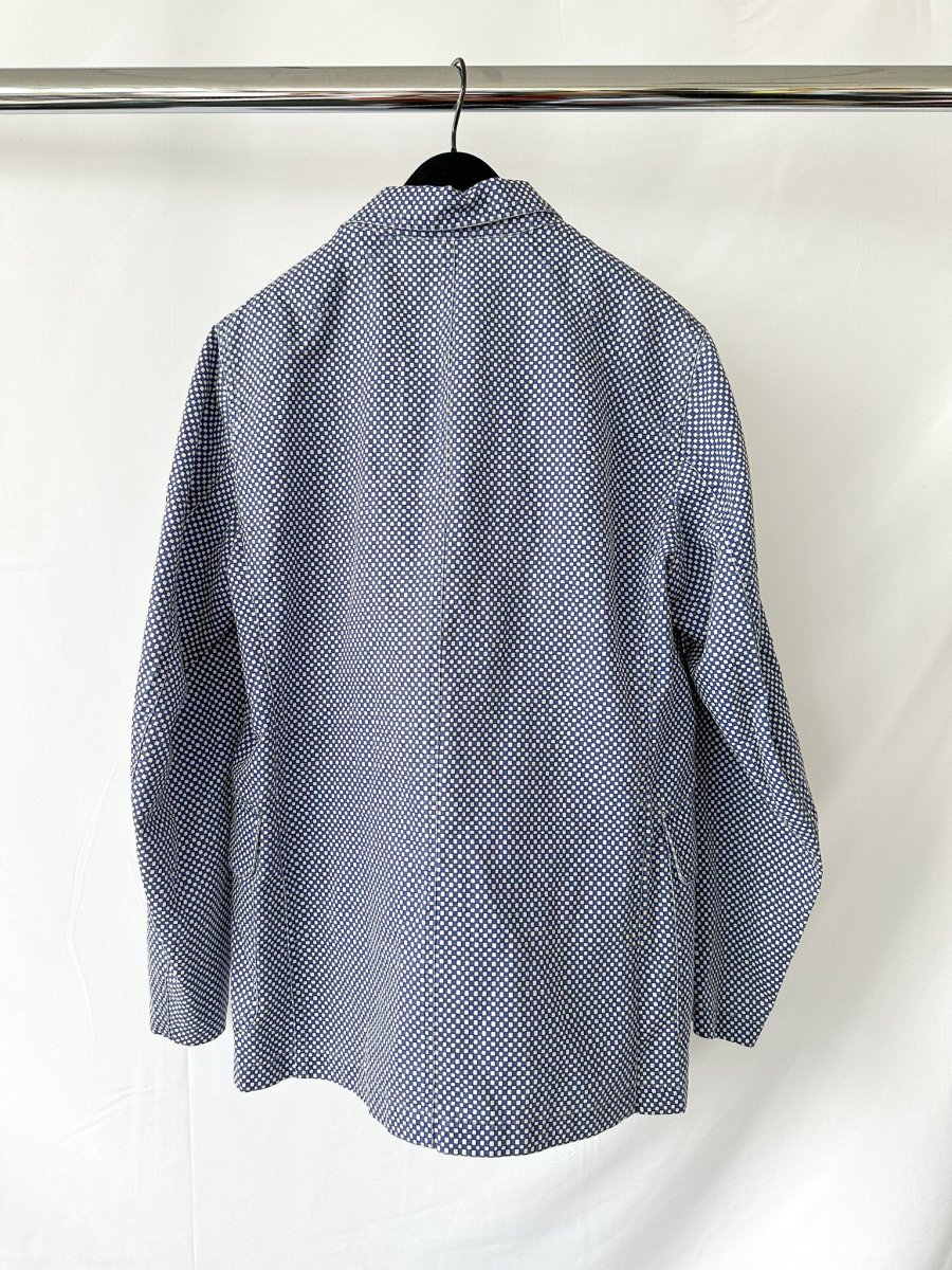 Drake's Mk 4 Games Blazer In Navy Blue Checkboard - Imagen 4