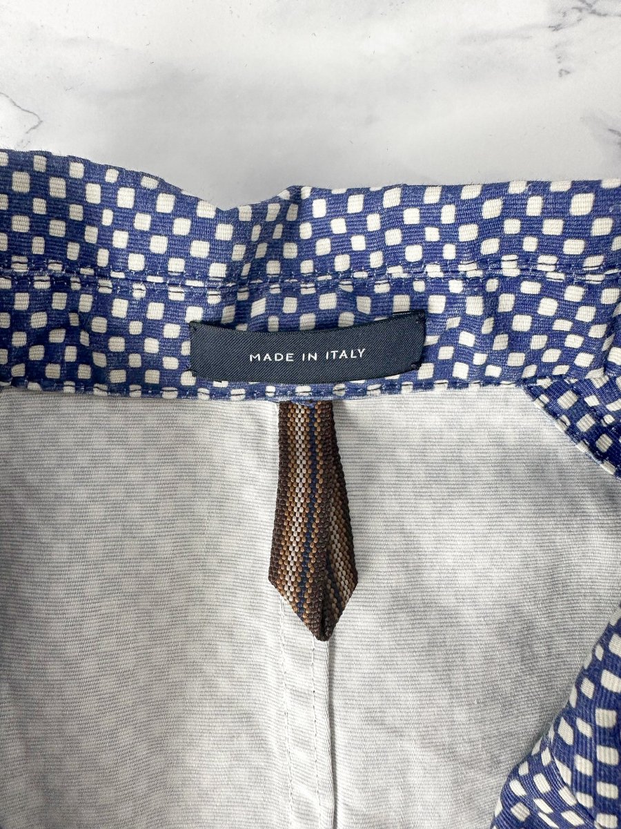 Drake's Mk 4 Games Blazer In Navy Blue Checkboard - Imagen 7