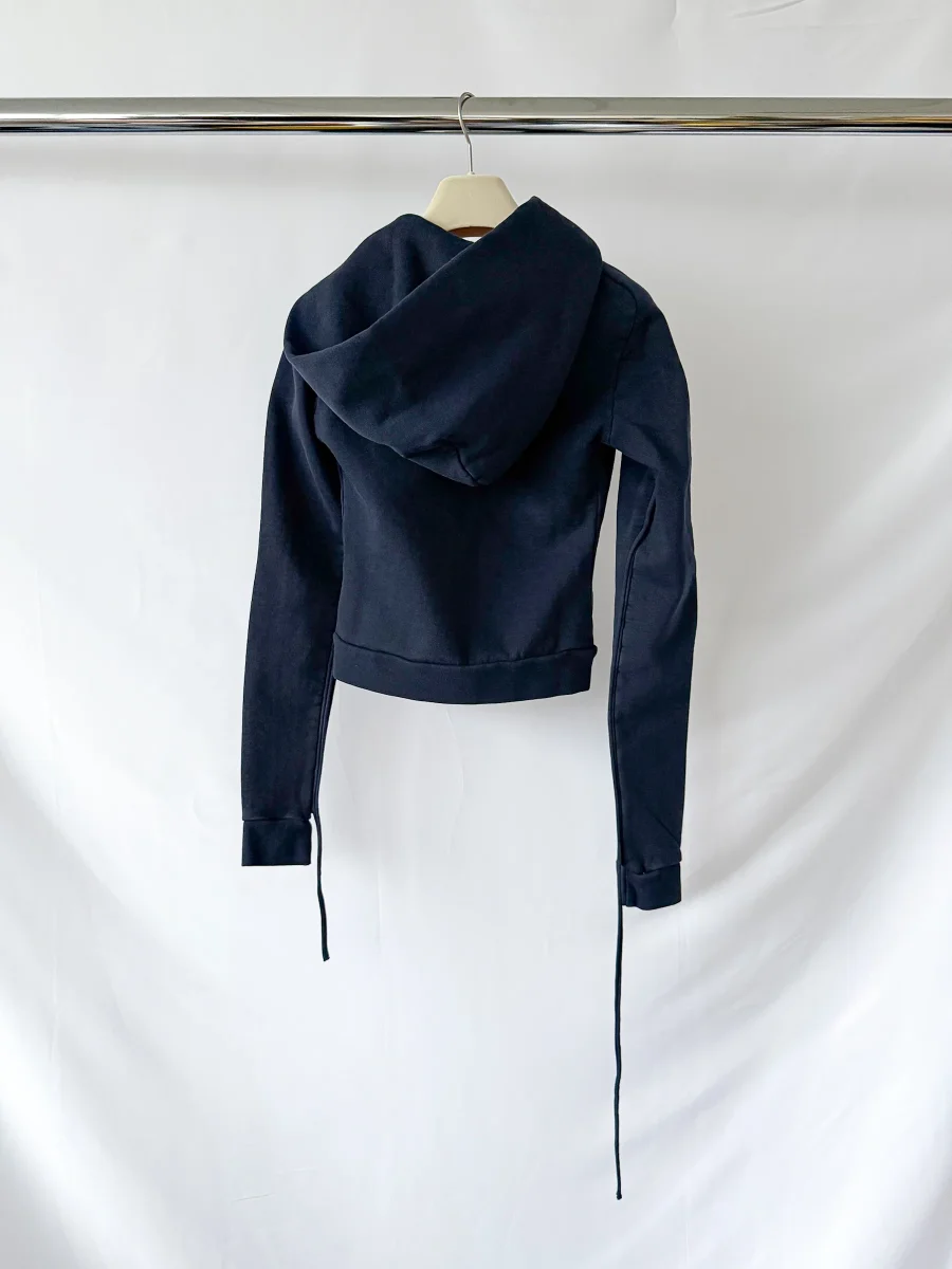 Ottolinger Navy Blue Fitted Zip Hoodie - Imagen 5