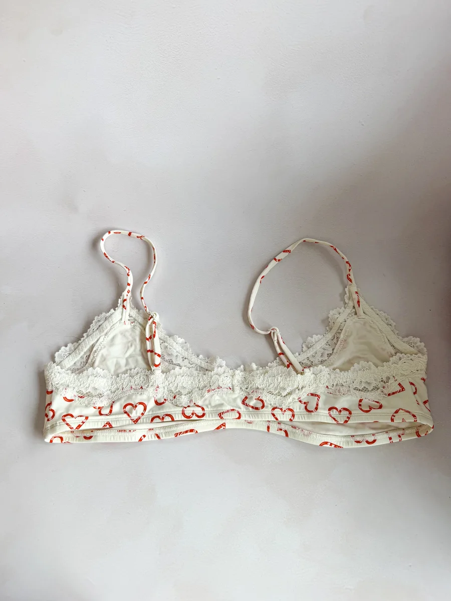 Skims Valentine's Scoop Lace-Trim Jersey Pack Of Two Bralettes - Imagen 9