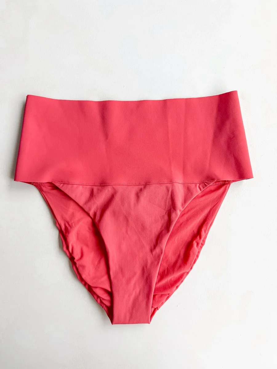 Pain De Sucre Blush Pink High Waist Bikini Bottom in Angie - Imagen 5