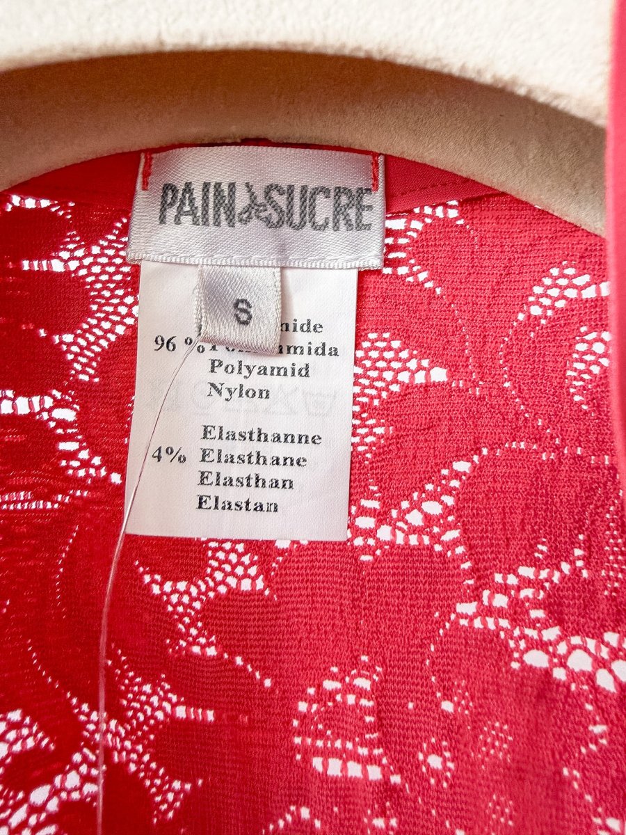 Pain De Sucre Blush Pink Lace Coverup Beach Robe Cardigan in Kyo - Imagen 5