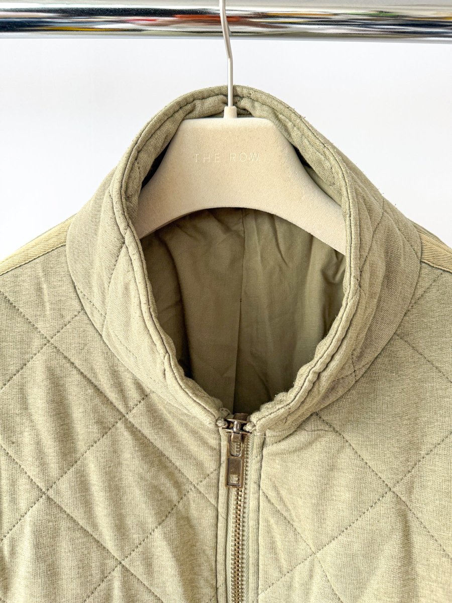 7 For All Mankind Beige Quilt Jacket - Imagen 4