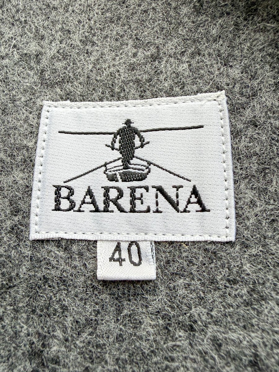 Barena Grey Double Breasted Gazabin Granelo Coat - Imagen 9