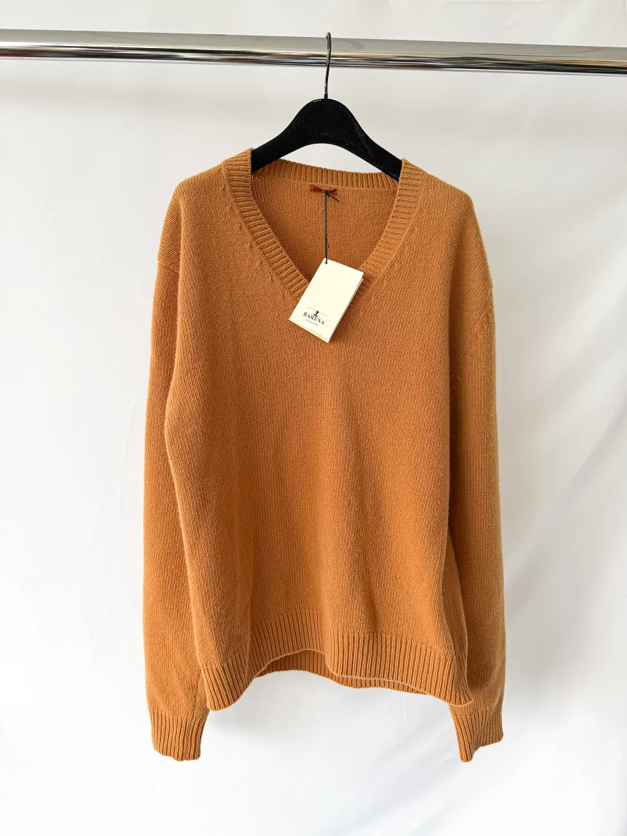 Barena Vignal Wool Knitwear Jumper in Ocra - Imagen 2