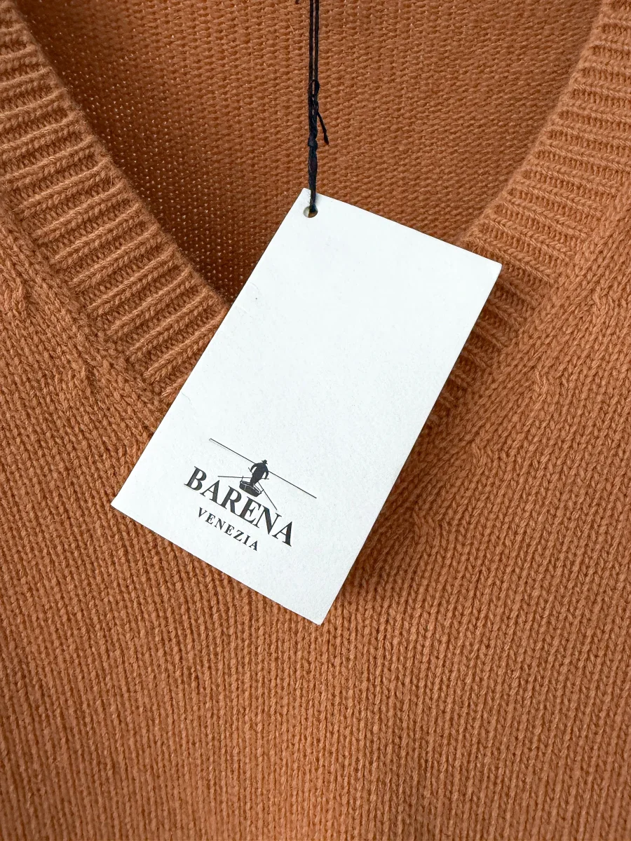 Barena Vignal Wool Knitwear Jumper in Ocra - Imagen 3