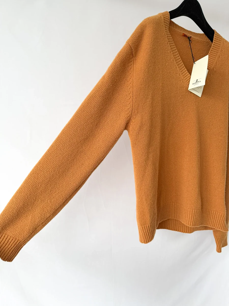 Barena Vignal Wool Knitwear Jumper in Ocra - Imagen 6