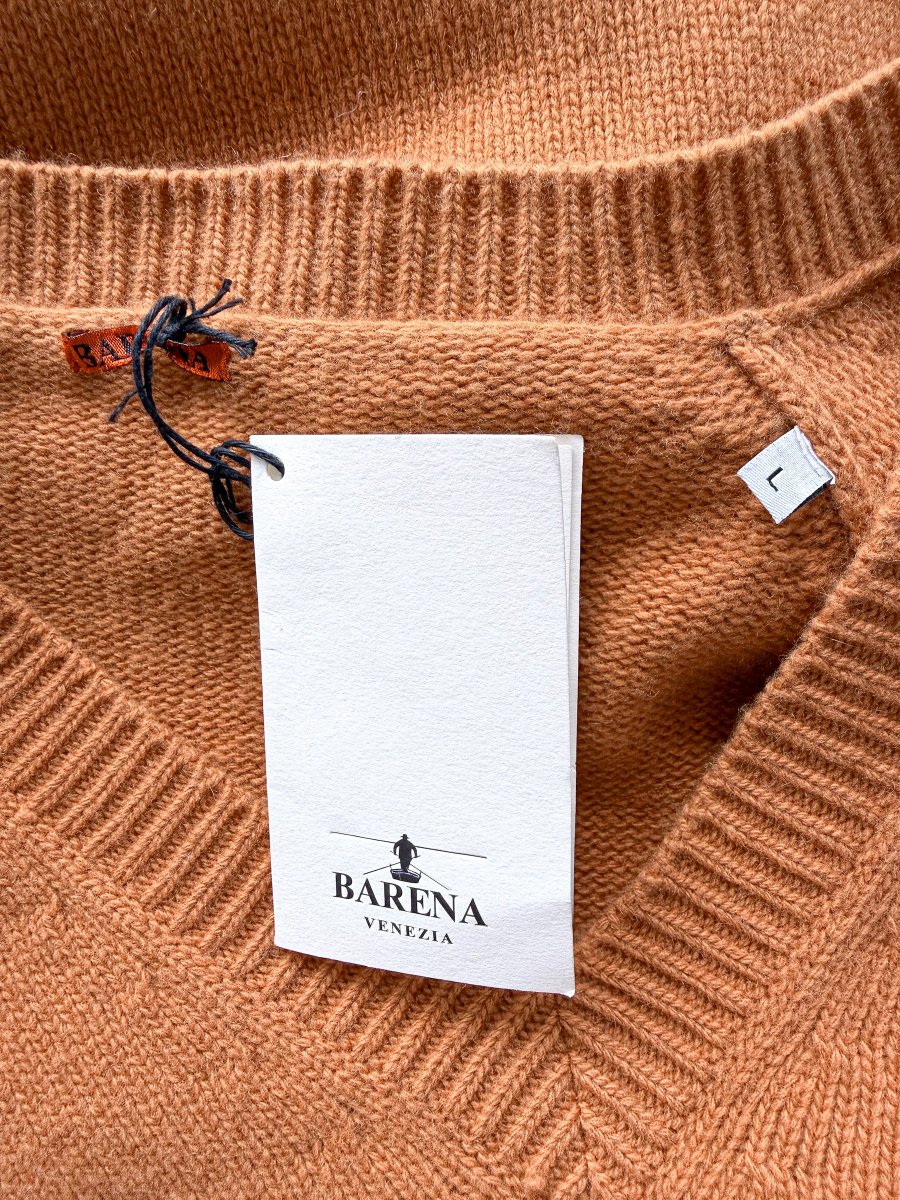 Barena Vignal Wool Knitwear Jumper in Ocra - Imagen 9