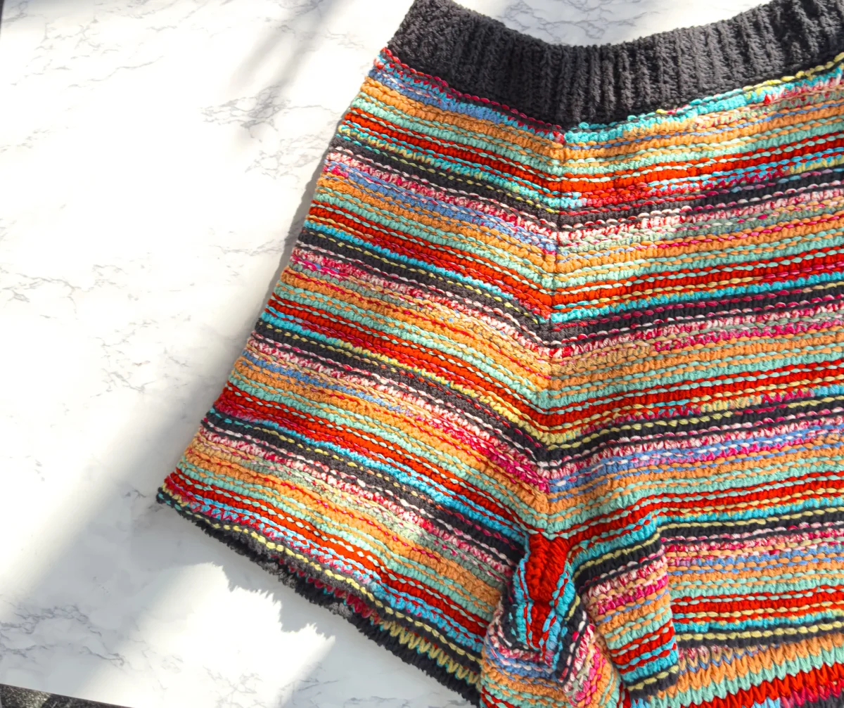 Alanui Take It Easy Multicolour Knit Shorts - Imagen 8