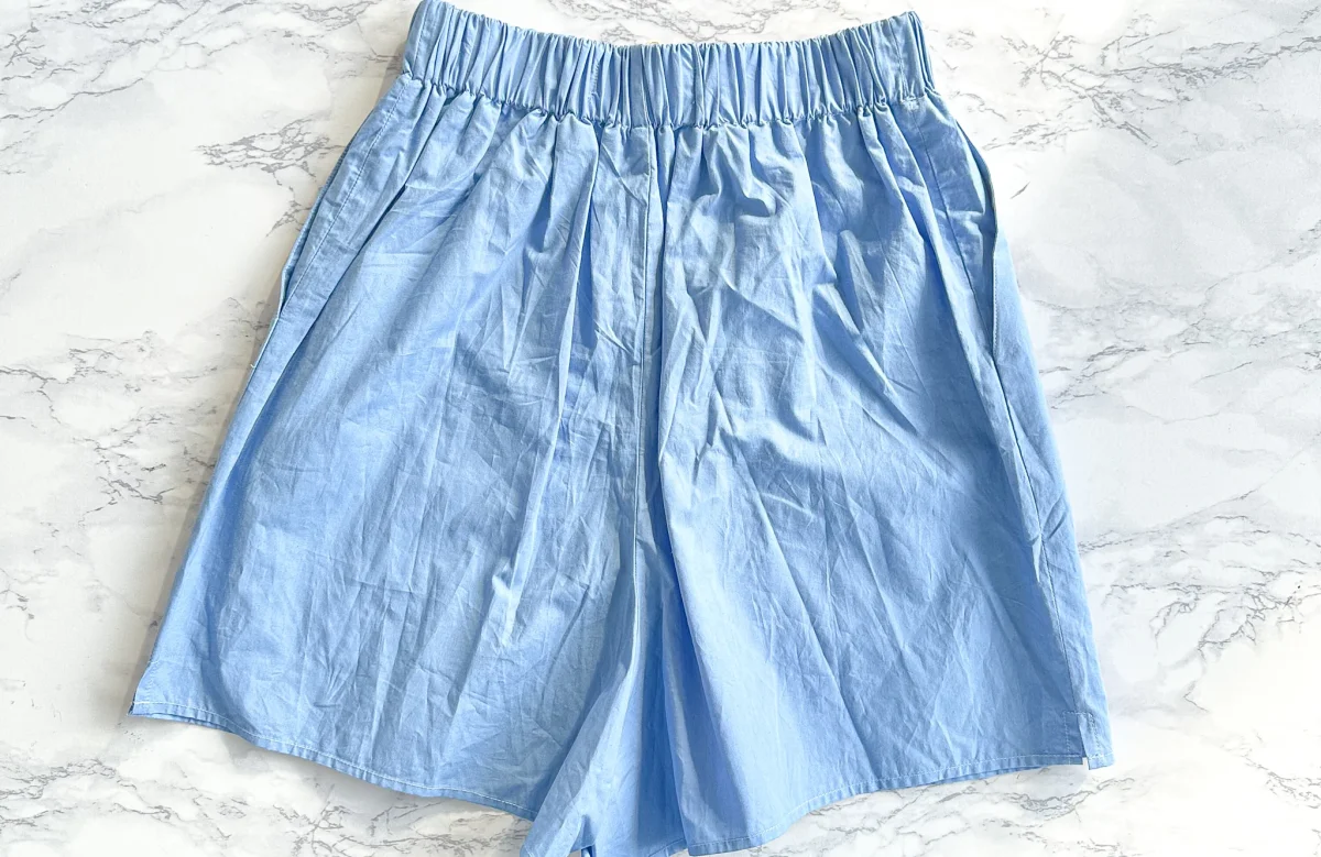 The Frankie Shop Blue Lui Logo Embroidered Front Cotton Boxer Shorts - Imagen 9