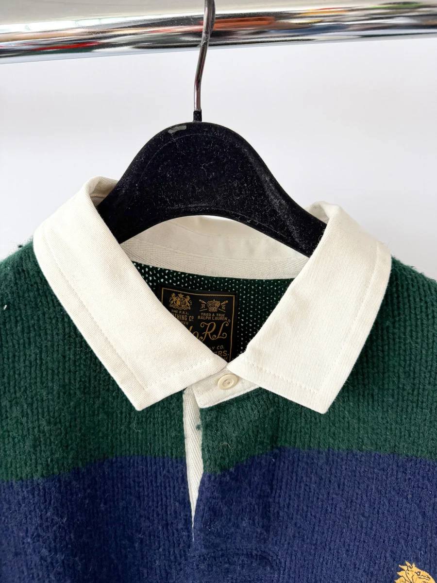 Ralph Lauren Polo Striped Wool Cashmere Rugby Jumper - Imagen 3
