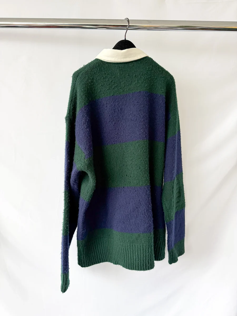 Ralph Lauren Polo Striped Wool Cashmere Rugby Jumper - Imagen 9