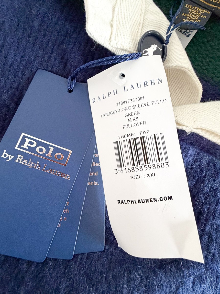 Ralph Lauren Polo Striped Wool Cashmere Rugby Jumper - Imagen 4