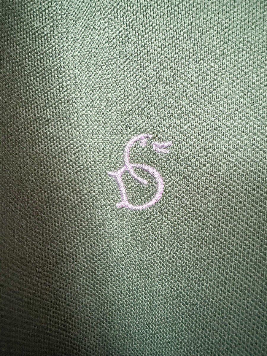 Drake's Dark Green Polo Shirt With Logo Embroidered Cotton Piqué - Imagen 3