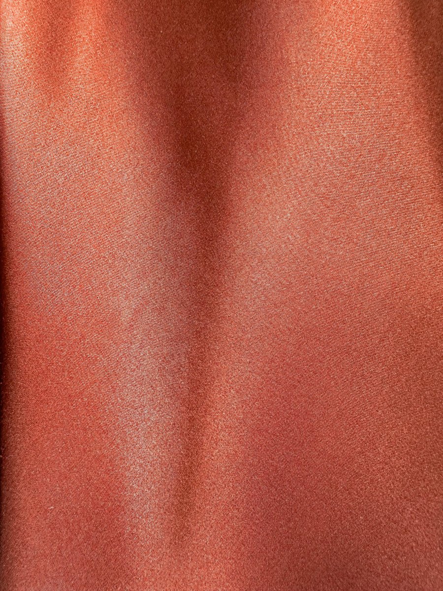 Anine Bing Dark Cherry Silk Slip Skirt (IMPERFECT) - Imagen 3