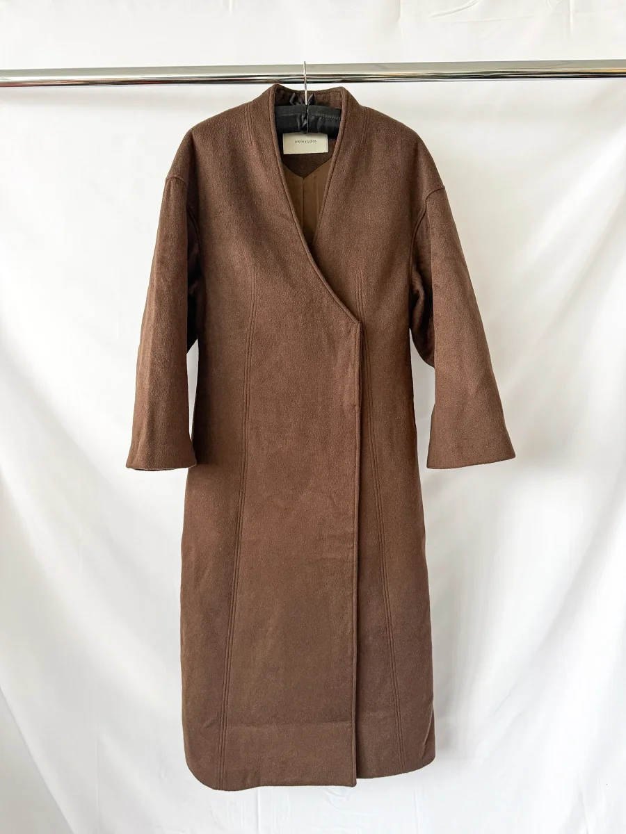 Entire Studios Rondo Coat Dark Brown - Imagen 3