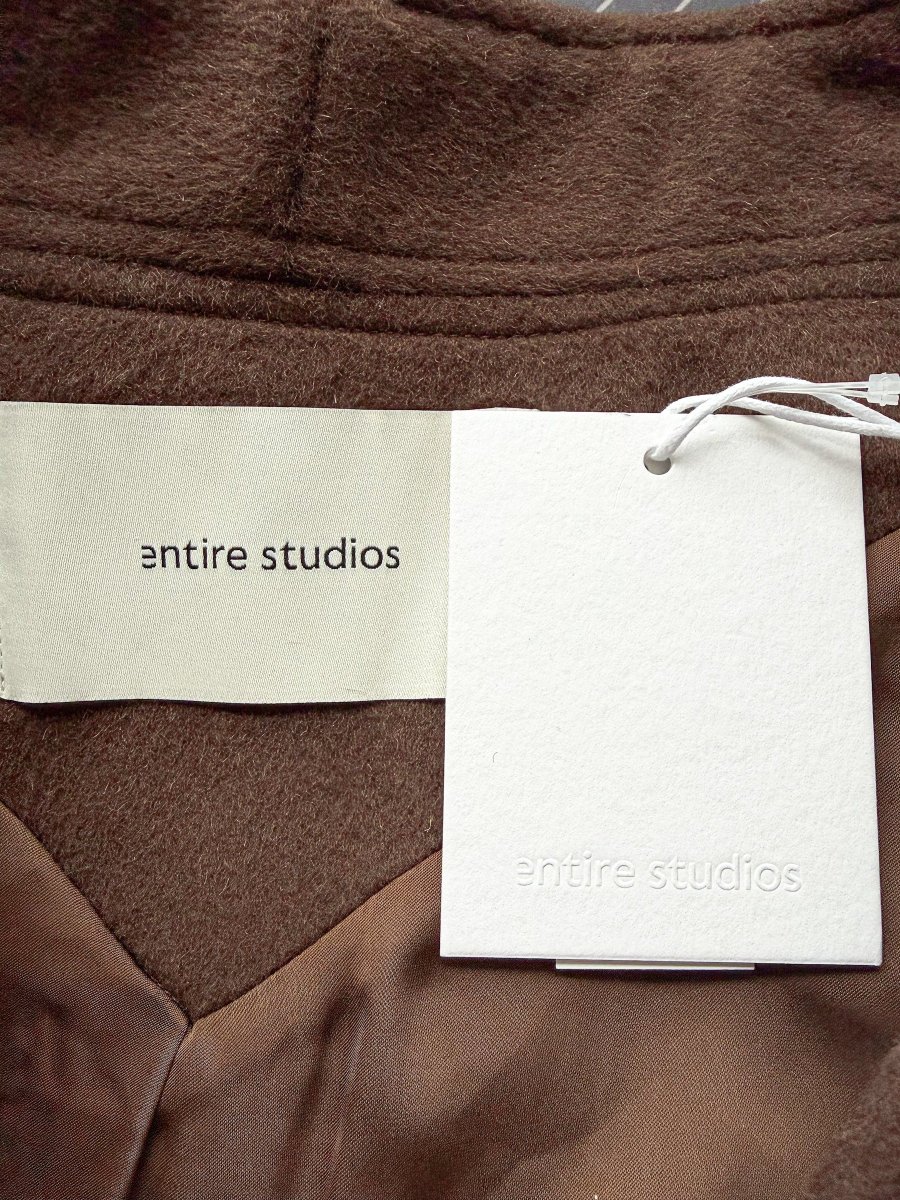 Entire Studios Rondo Coat Dark Brown - Imagen 9