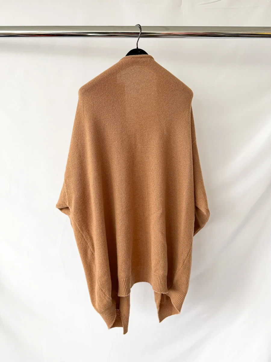 Begg x Co 100% Cashmere Joy Slough Brown Cardigan - Imagen 9