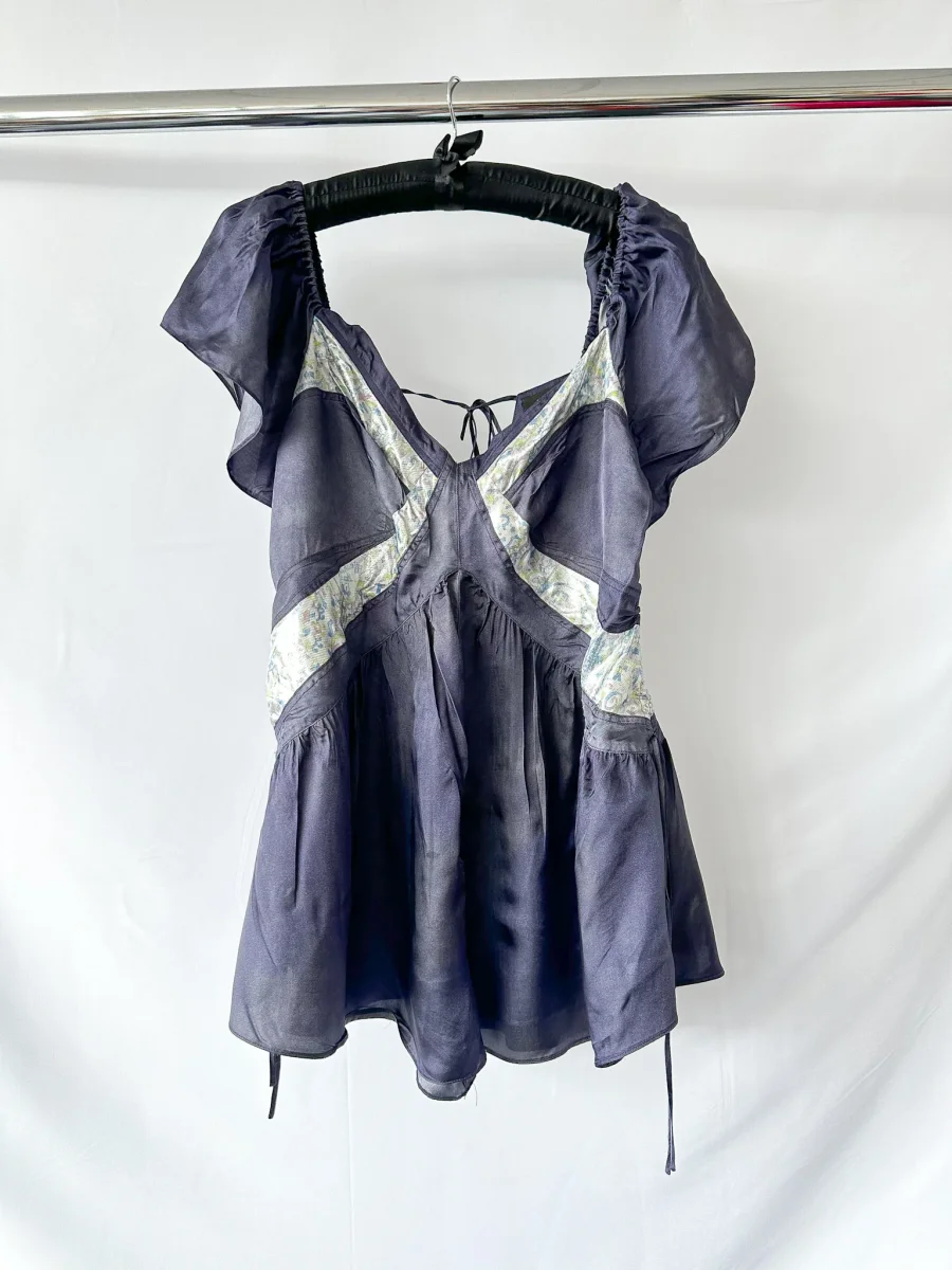 Isabel Marant Brandi Semi Sheer Satin Playsuit - Imagen 3
