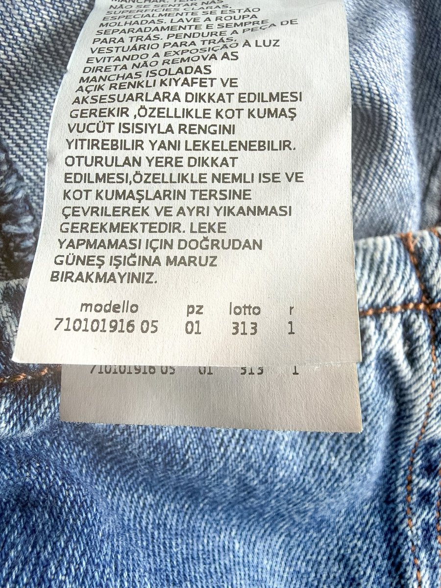 Sportmax Code Denim Gathered Side Blue Pencil Skirt - Imagen 7