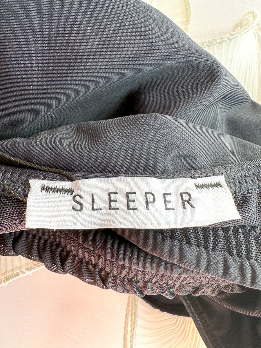 Sleeper Black Ariel Ruffle Trim Bikini Top - Imagen 4