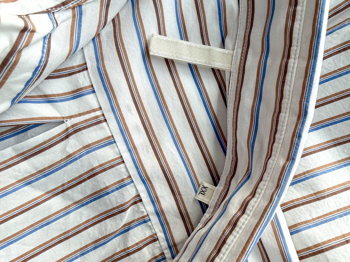 Sunflower Striped Cotton Poplin Shirt - Imagen 7