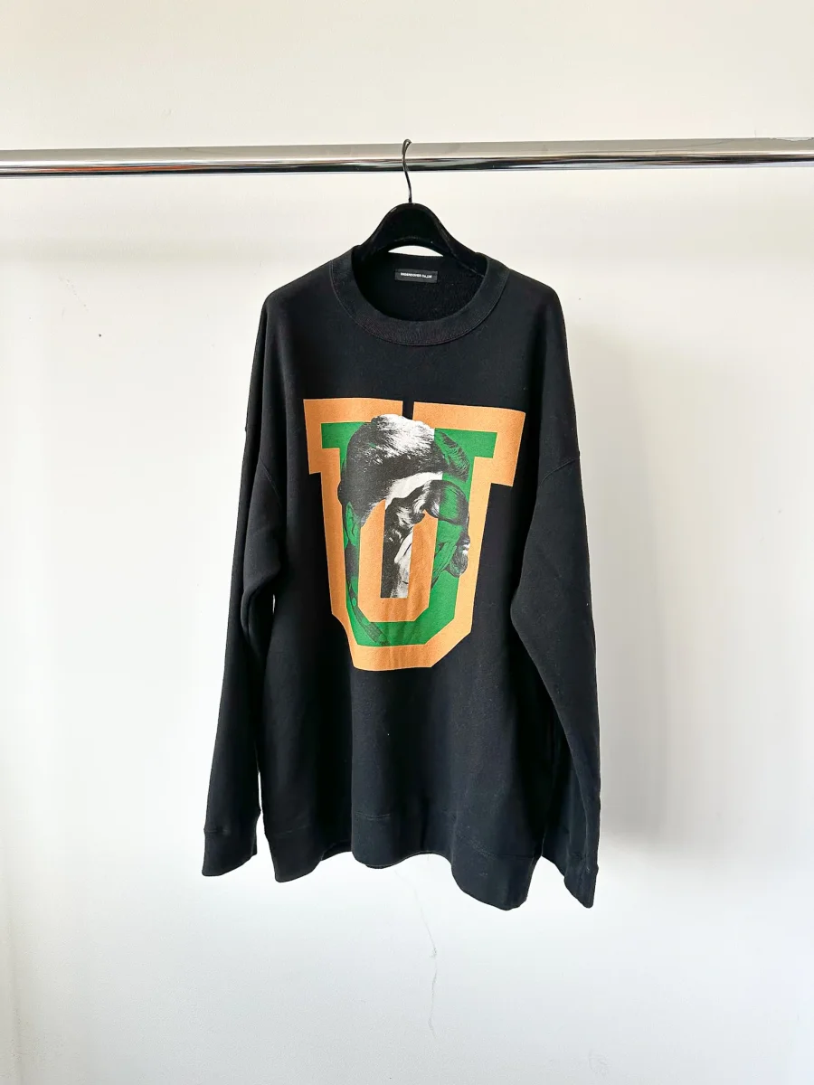 Undercover Psychophilia U Graphic Print Cotton Sweatshirt - Imagen 7