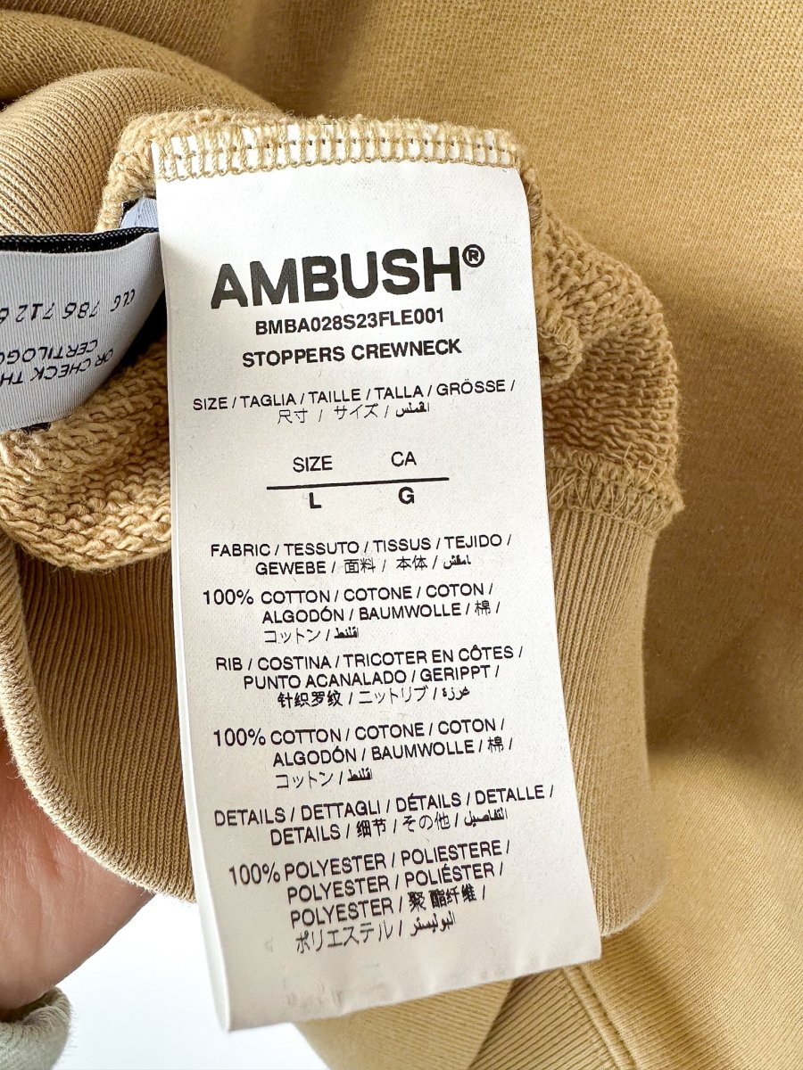 Ambush Stoppers Crewneck Cotton Sweatshirt - Imagen 9