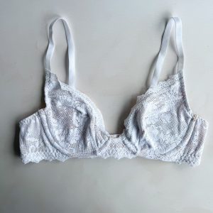 Pain De Sucre White French Lace Bra in Delia