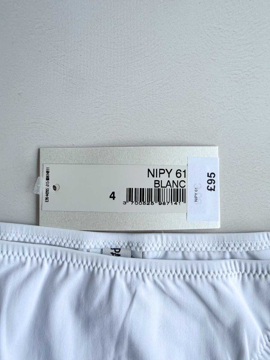 Pain De Sucre White Jewel Sides Bikini Bottom in Nipy - Imagen 4