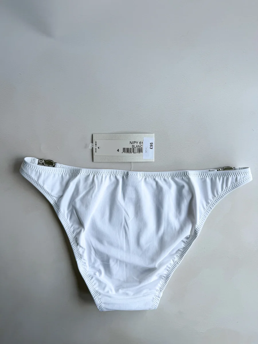 Pain De Sucre White Jewel Sides Bikini Bottom in Nipy - Imagen 5