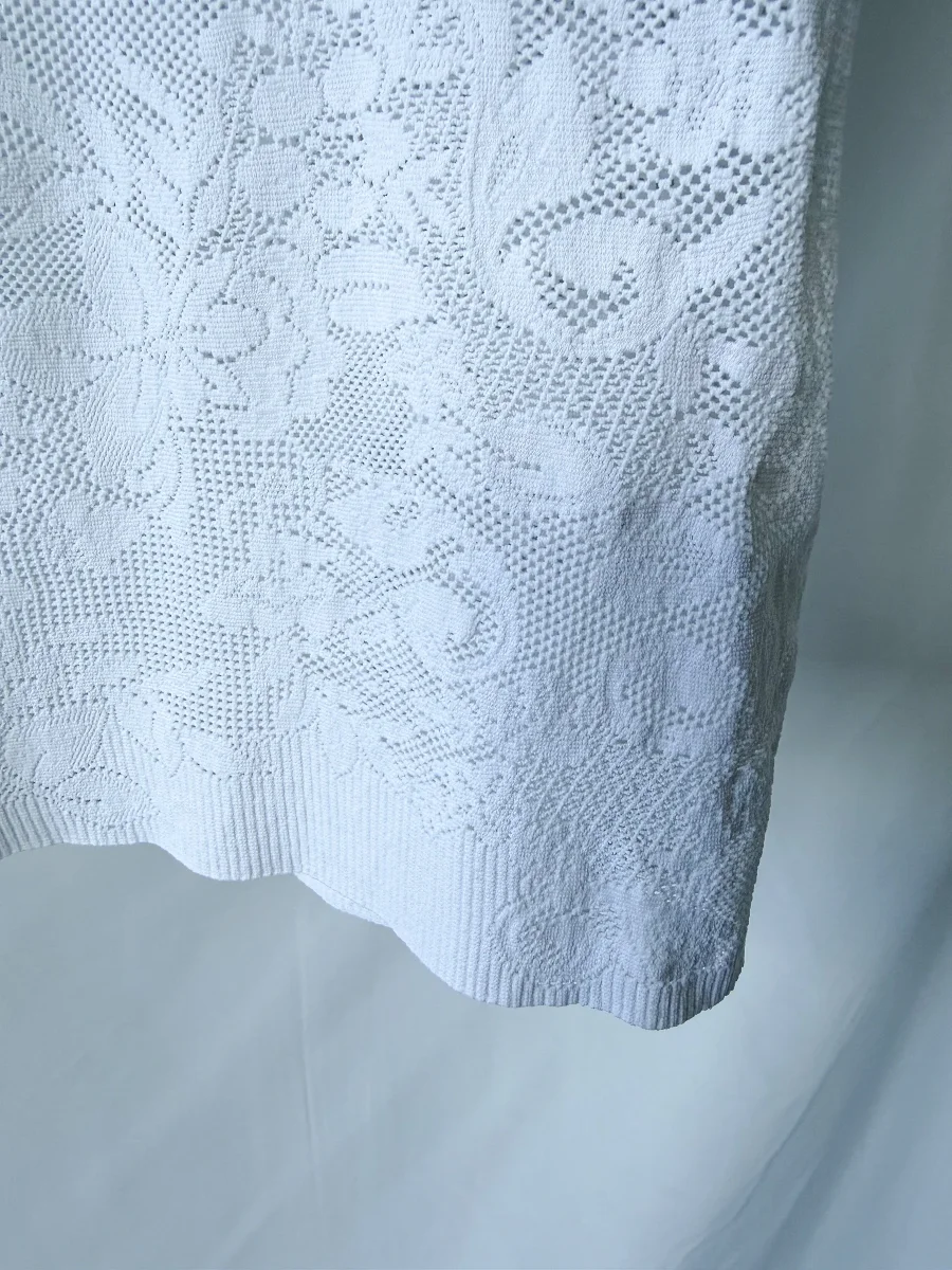 Pain De Sucre White Lace Beach Trousers in Timea - Imagen 5