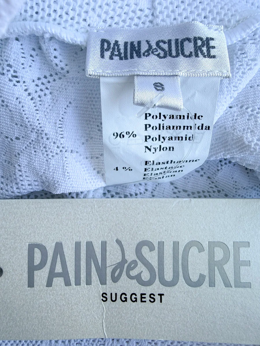 Pain De Sucre White Lace Beach Trousers in Timea - Imagen 6