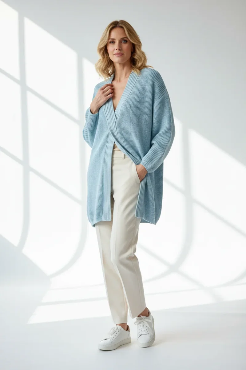Wolford Braid Knit Wool Cardigan