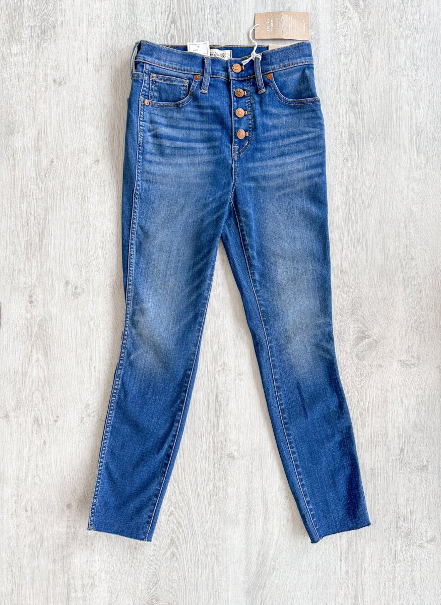 Madewell 10" High-Rise Skinny Crop Denim Jeans - Imagen 2